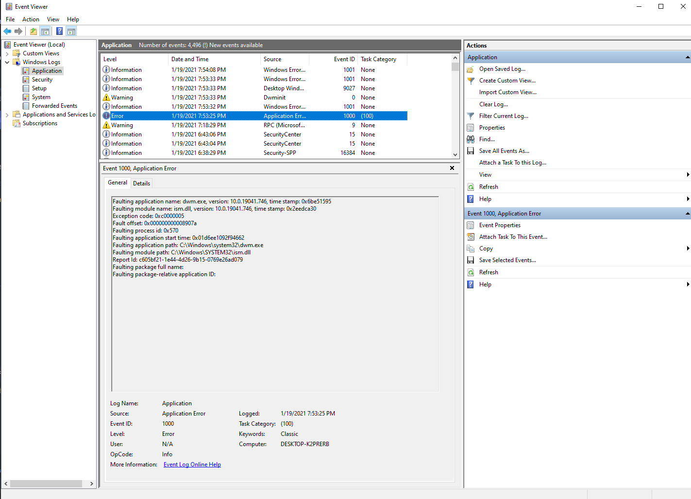 MY computer is having various windows issues and black screens in certain games which cause... ddae9eda-fdde-4df8-87ad-87a1fa0d9269?upload=true.png