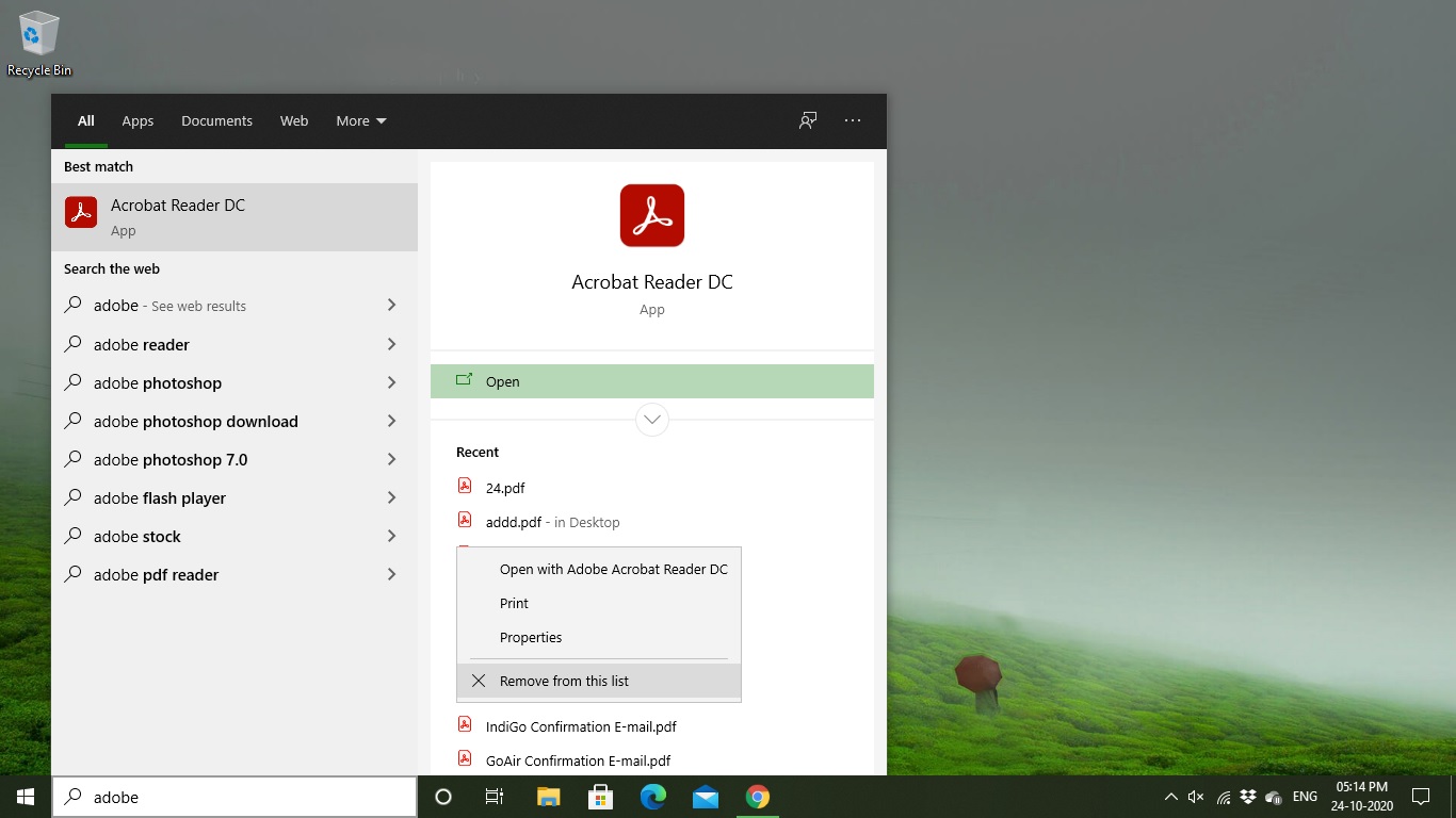 Deleting Recent items from Windows Search de07ba51-c97a-4444-911e-3d1854874f25?upload=true.jpg