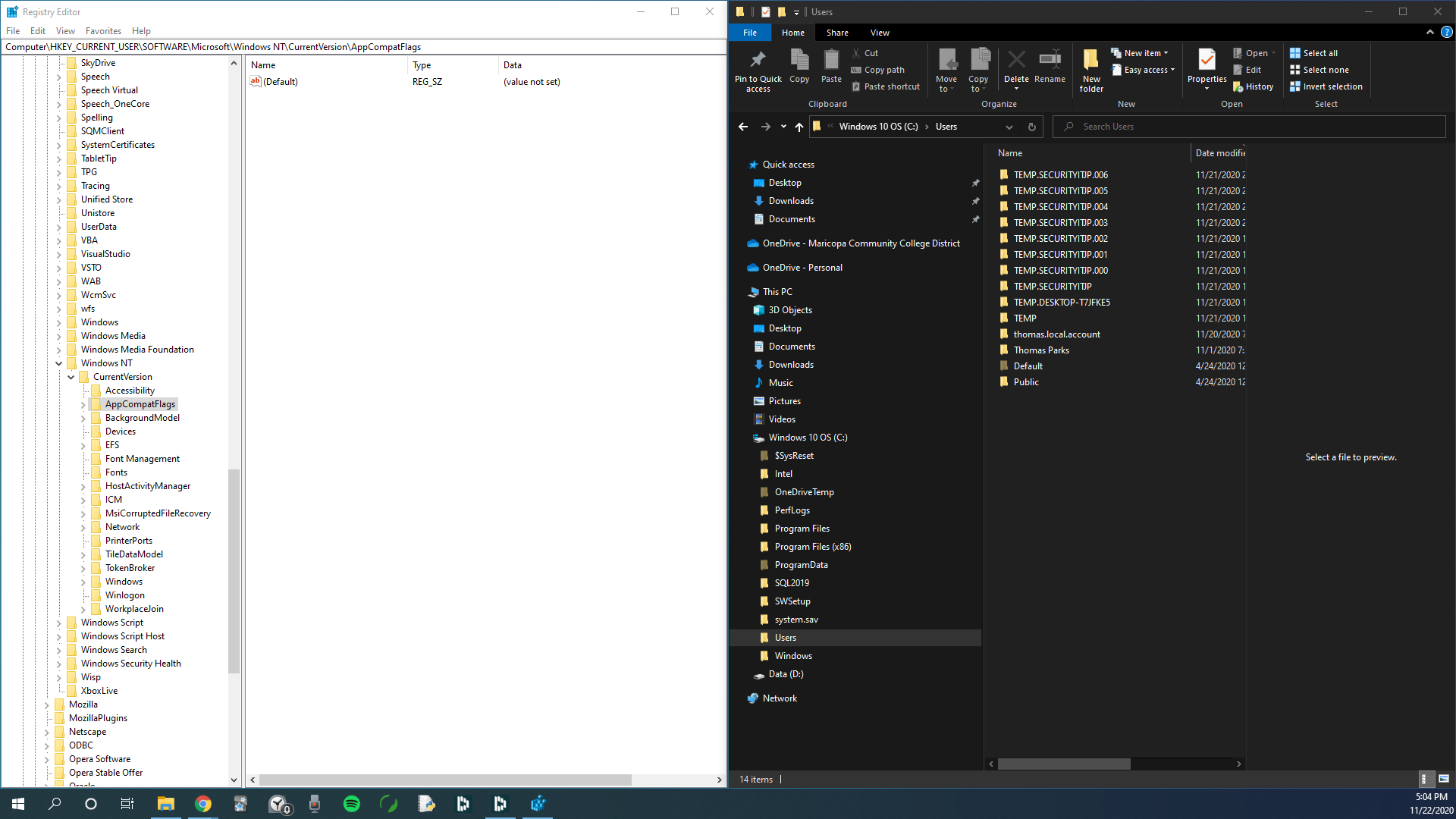 Issue with NO "ProfileList" path in Registry for my Windows 10 Home - HP Envy Laptop de5bade1-75b7-4c90-9713-645d16482e21?upload=true.png