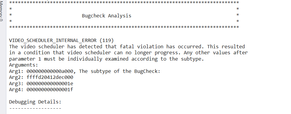 VIDEO_SCHEDULER_INTERNAL_ERROR 119 what to do? de79b596-5d6d-403f-a24c-c039e3072f8a?upload=true.png