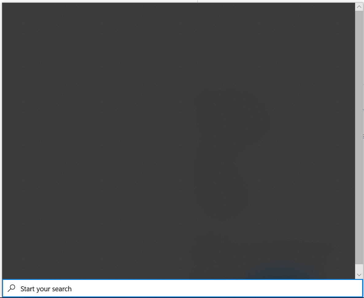 Windows 10 Search not loading, showing blank window deef68c5-9b1e-40ac-8cf2-c2e947d95f01?upload=true.png