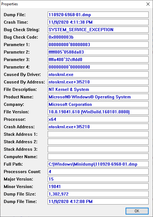 Windows 10 2004 20H2 Blue screen of Death def91603-a85e-4d61-8c1f-fc456b8465d0?upload=true.png
