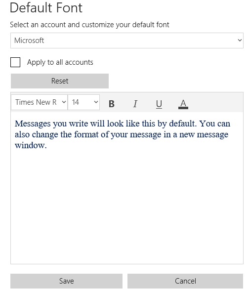 Microsoft reveals refined dark mode, font settings for Windows 10 Mail app Default-Font-in-Mail-app.jpg