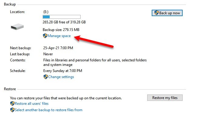 Backup Error 0x8078012D, The request could not be performed because of an I/O device error delete-backup.jpg