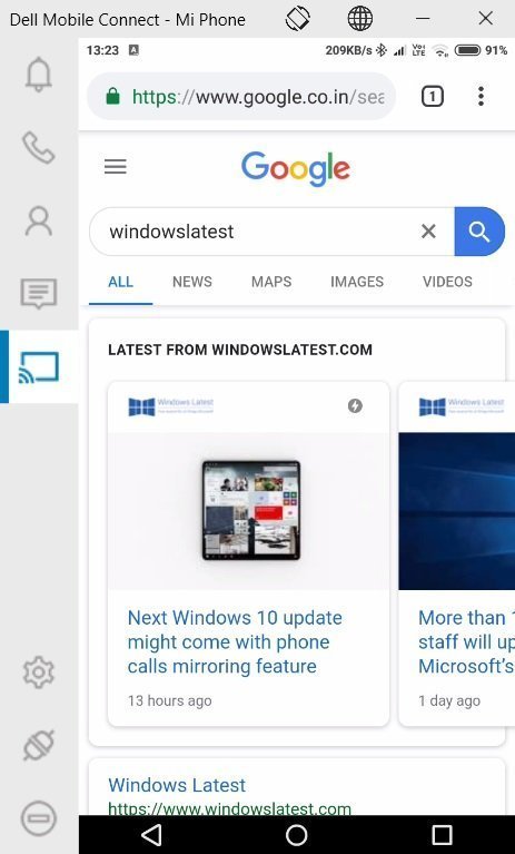 How to use Dell Mobile Connect app to make calls from Windows 10 PC Dell-Mobile-Connect-mirroring.jpg