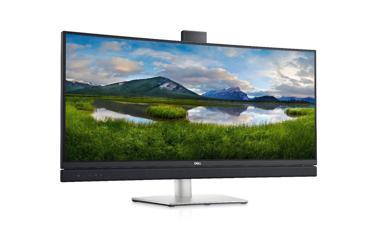 CES 2021: New Windows 10 PC gaming hardware and software Dell_34_video_conferencing_monitor_front_right_angle_screen_fill_2-1.jpg