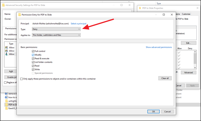 How to protect Files or Folders from being deleted accidentally in Windows 10 Deny-Folder-Deletion-Windows.png