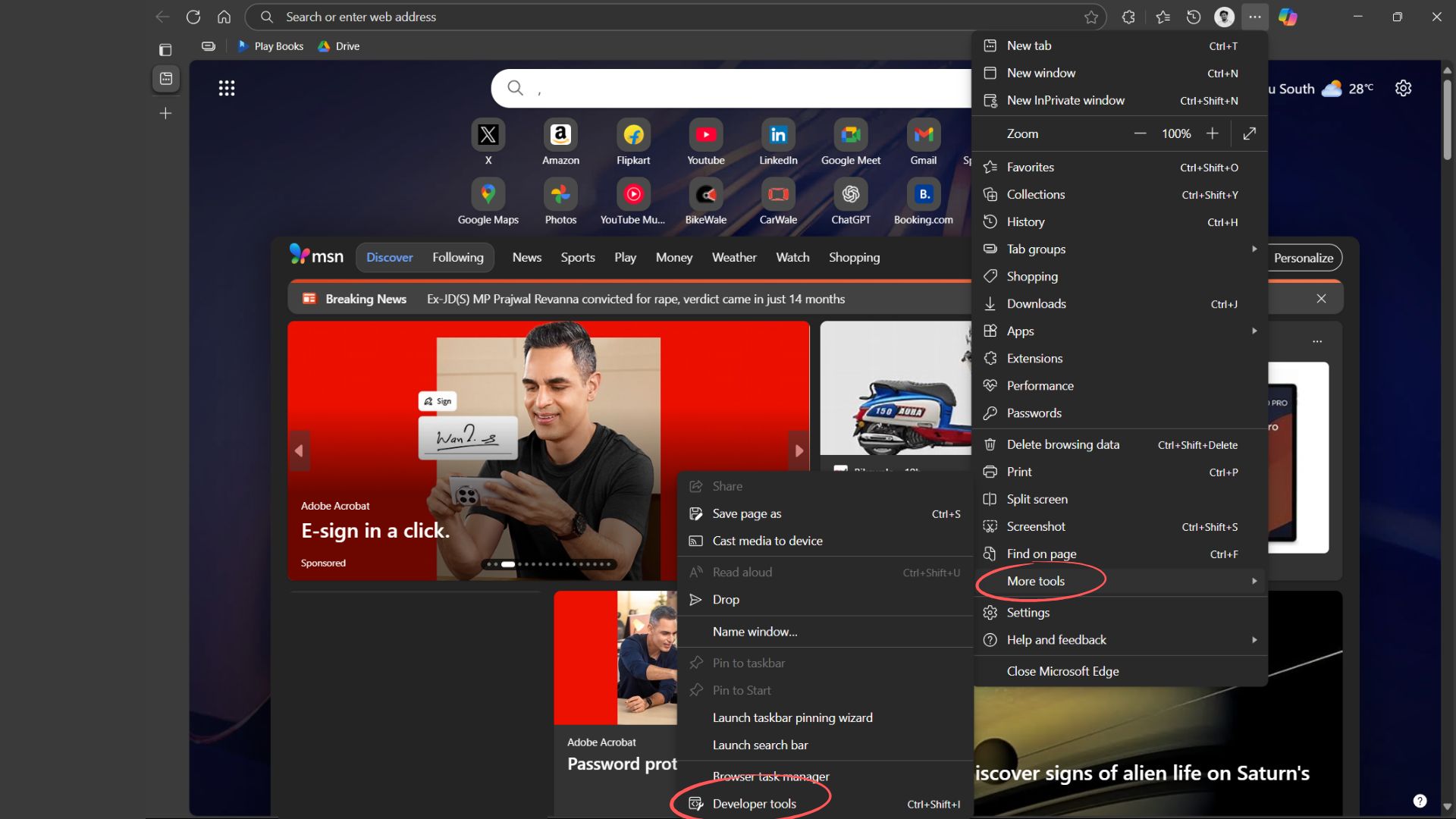 Download Windows 10 ISO files, save a copy before end of support Developer-tools-in-browser.jpg