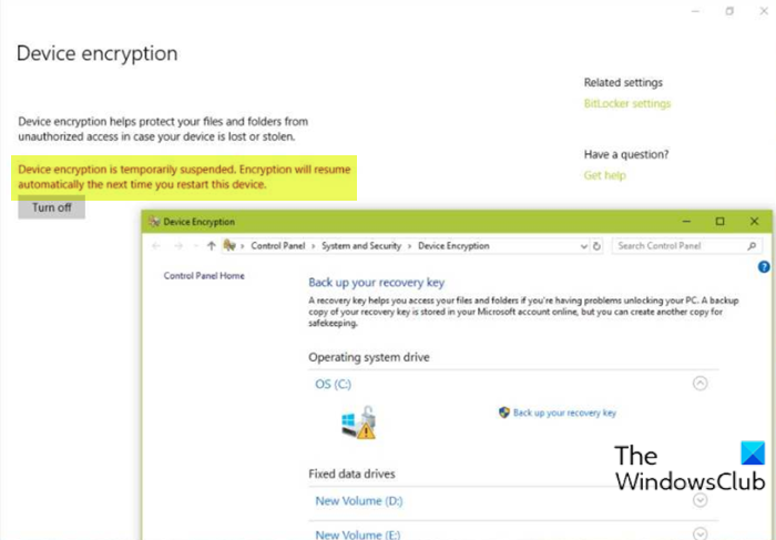 Fix Device encryption is temporarily suspended error in Windows 11/10 Device-encryption-is-temporarily-suspended-error.png
