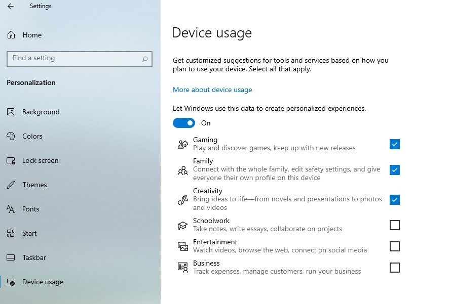 Microsoft confirms Windows 10’s new feature will suggest tools and services Device-Usage-settings.jpg