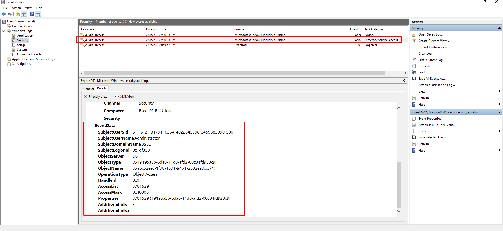 Can I monitor Replicating Directory Changes All permissions given to a user? df5016ca-f2e7-4acf-8f1a-18a9eb52bad4?upload=true.png
