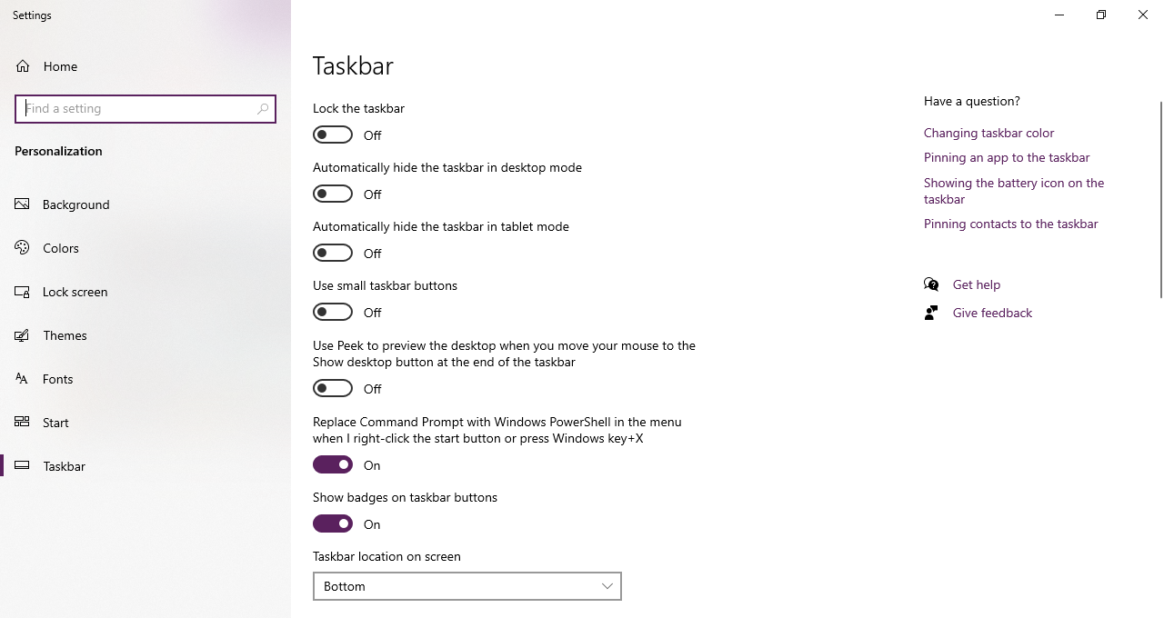 Taskbar would appear during a full-screen game whenever I move my mouse down df5cb915-2f28-4e36-be7e-da74da960708?upload=true.png