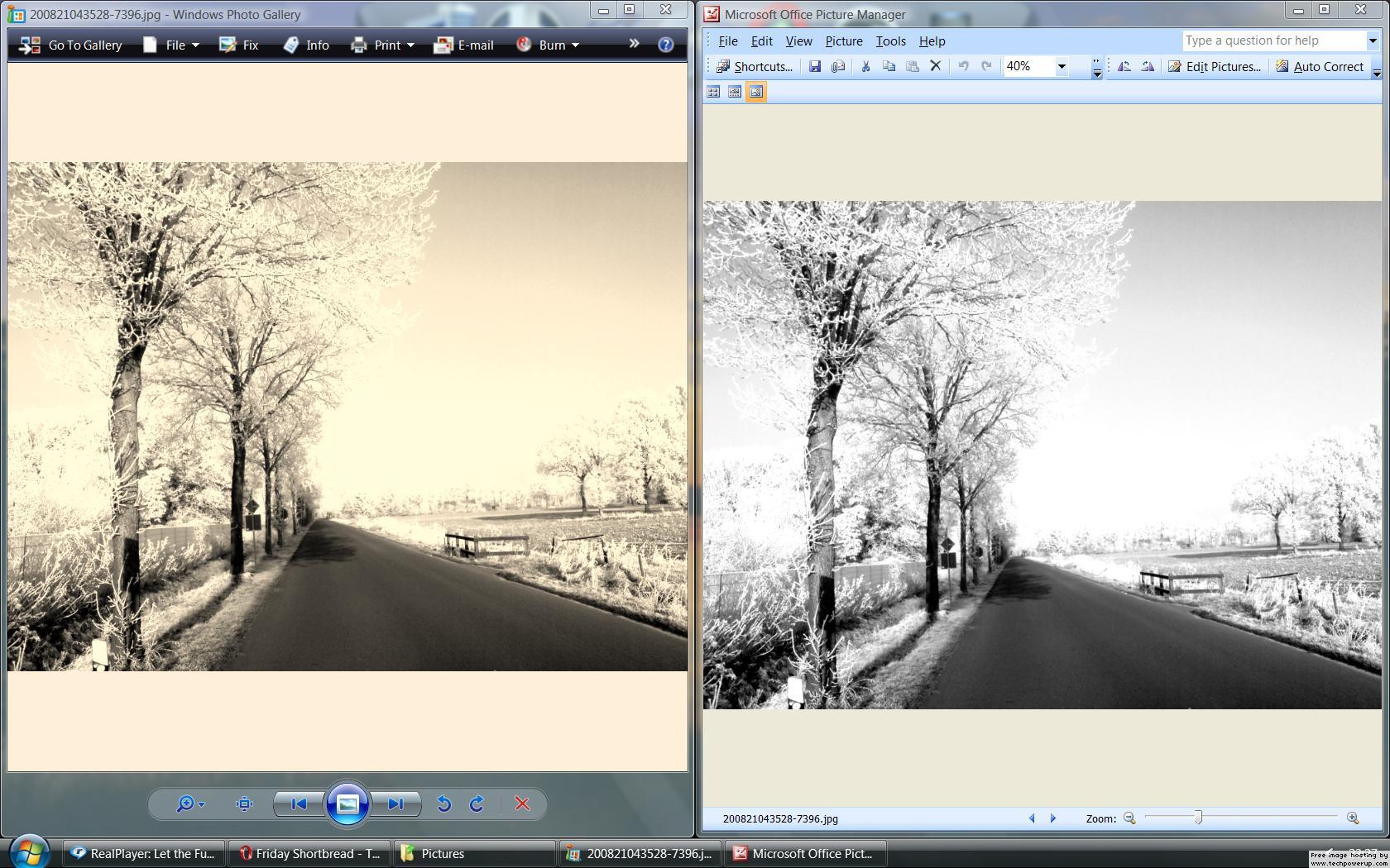 windows photo viewer gives a wierd red tint to everything, however it does this only on one... dfdfdfd.jpg