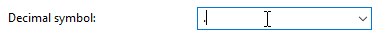 My period/del key on my numeric keypad is showing a comma instead of a dot. How do I change... dGRRG.png