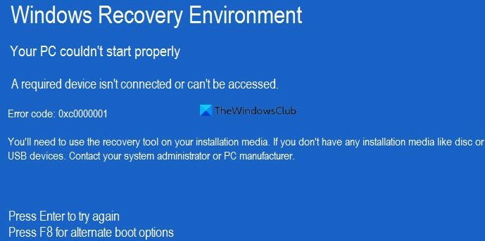 Error 0xc000021a or 0xc0000001, Your PC couldn’t start correctly in Windows 11/10 Diagnosing-your-PC-Your-PC-didnt-start-correctly.jpg