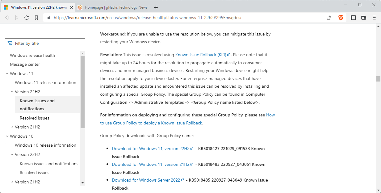 Windows 10 and 11: Direct Access issue confirmed by Microsoft direct-access-issue-windows.png