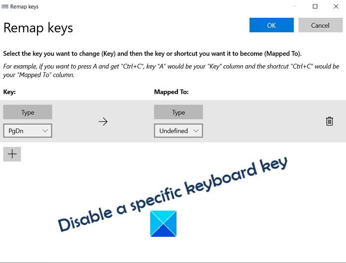 How to disable a Keyboard Key of your choice in Windows 10 Disable-a-specific-keyboard-key.png