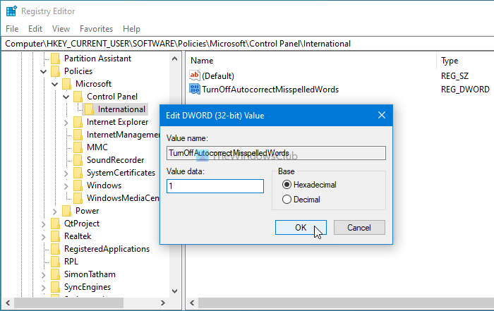 How to enable or disable Autocorrect and Highlight Misspelled Words settings in Windows 10 disable-autocorrect-highlight-misspelled-words-3.png