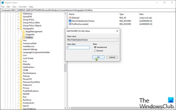 How to disable Hardware Requirement Checks for Mixed Reality Portal app on Windows PC Disable-hardware-requirement-checks-for-Mixed-Reality-Portal-app-Modify-registry-1.jpg
