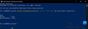How to disable Hyper-V on Windows 10 Disable-Hyper-V-via-PowerShell-300x100.jpg