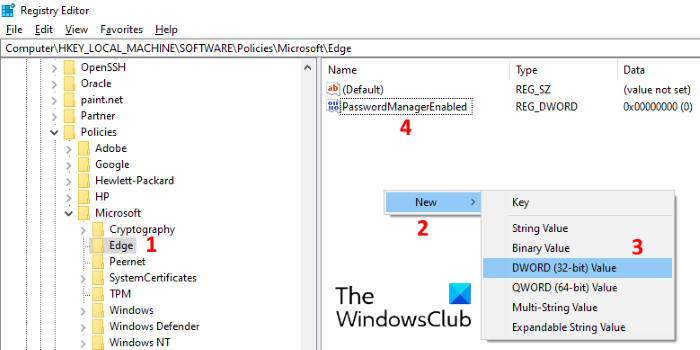 How to disable Save Password option in Edge using Registry Editor on Windows 10 disable-save-password-in-edge-2.png