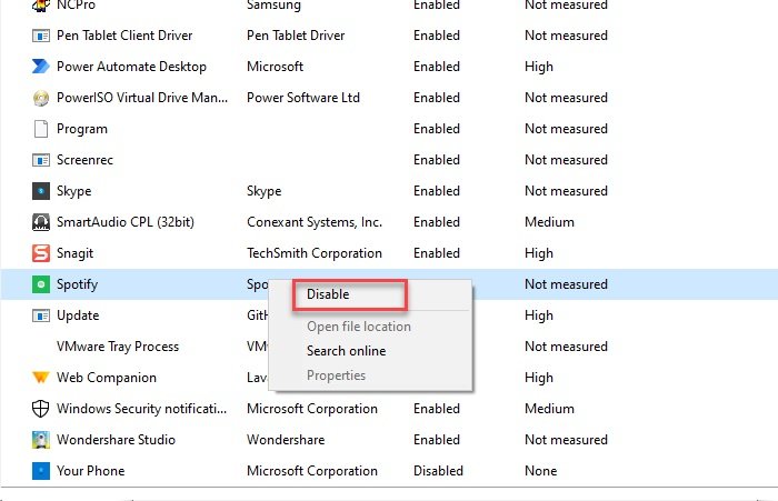 Windows 10 screen keeps refreshing itself automatically Disable-unwanted-apps-from-the-Startup-list.jpg