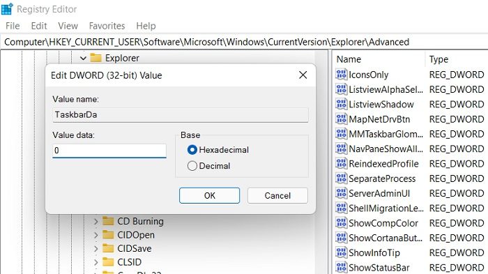 Fix msedgewebview2.exe High CPU and Memory usage on Windows 11/10 disable-widgets.jpg