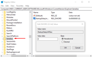 Disable Windows 10 Startup Delay using StartupDelayInMSec Registry key Disable-Windows-10-Startup-Delay-using-StartupDelayInMSec-Registry-key-300x185.png