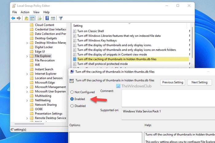 How to disable Windows Thumbs.db files from being created disable-windows-thumbs-db-files-being-created.png