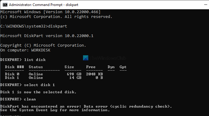 DiskPart error, Data error cyclic redundancy check diskpart-has-encountered-an-error-Data-error-cyclic-redundancy-check.png