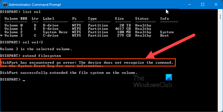 Diskpart error, The device does not recognize the command Diskpart-The-device-does-not-recognize-the-command.png