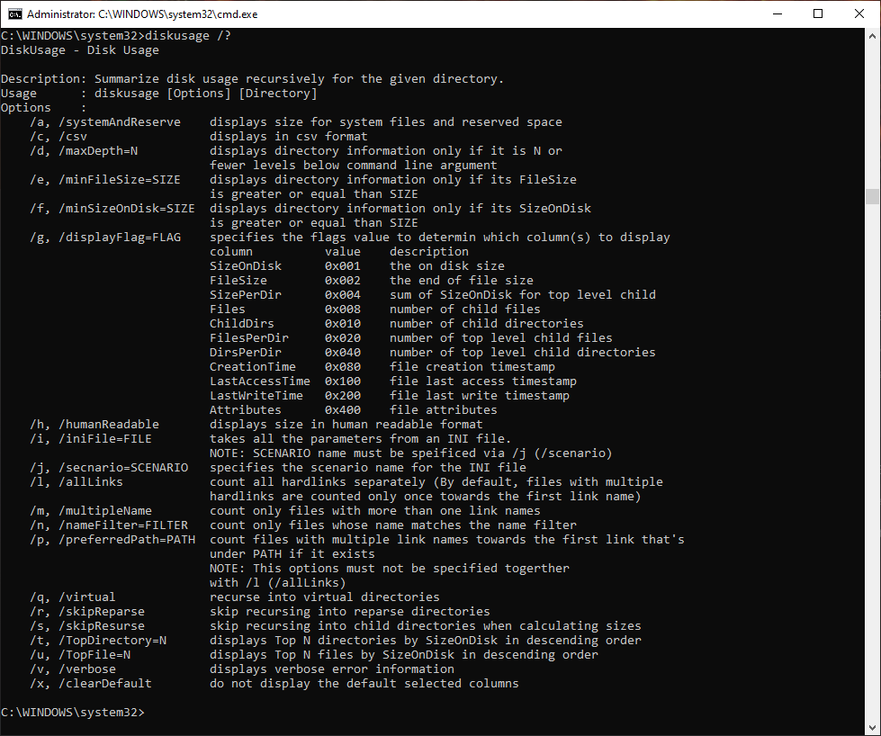 First look at Windows 10's new DiskUsage analysis tool diskusage.png