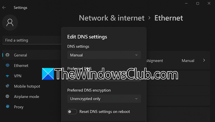 DNS Settings reset after reboot in Windows 11 dns-settings.png