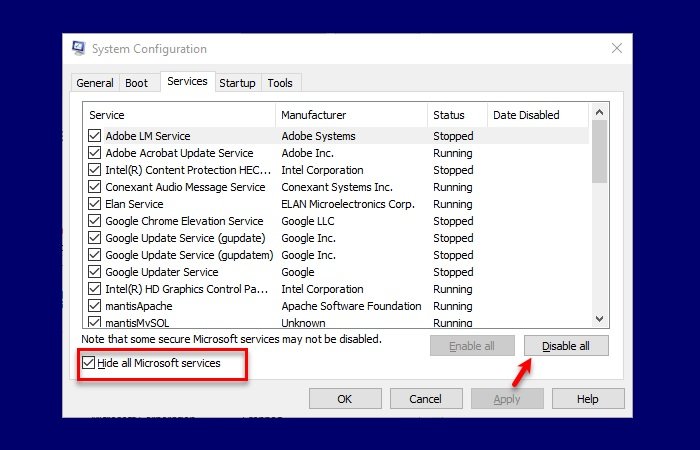 Backup Error 0x8078012D, The request could not be performed because of an I/O device error Do-a-clean-boot.jpg