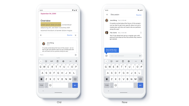 Dark theme available for Google Docs, Sheets, and Slides on Android Docs%2Bcomments%2BAndroid%2B2.png