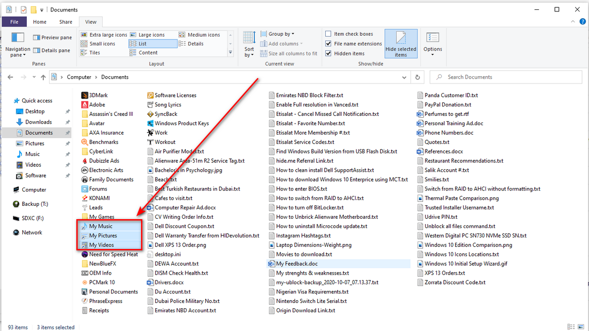 Link to Music/Pics/Videos in Documents Folder Documents-Folder.png