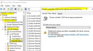 How to enable LDAP signing in Windows Server & Client Machines Domain-controller-LDAP-server-signing-requirements-300x166.jpg