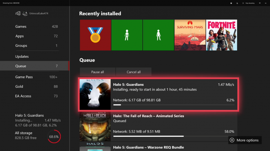 Xbox One Preview Alpha ring 1907 System Update 190616-1920 - June 19 Download-Queue-hero-hero-hero.png