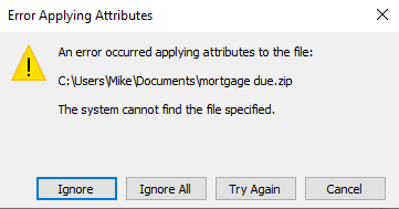 purchased 365 and installed on 1/10.25. unable to access Excel files created previously created e-access-zip-folder-created-steps-recorder-windows-10-a-pic-1-attempting-rename-file-general-tab.png