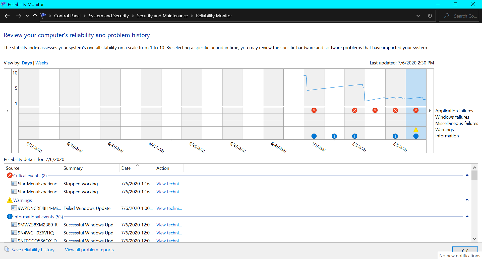 Critical event of failure of StartMenuExperienceHost.exe e009e0a0-2f2b-40ad-a81b-ab155e2dea39?upload=true.png