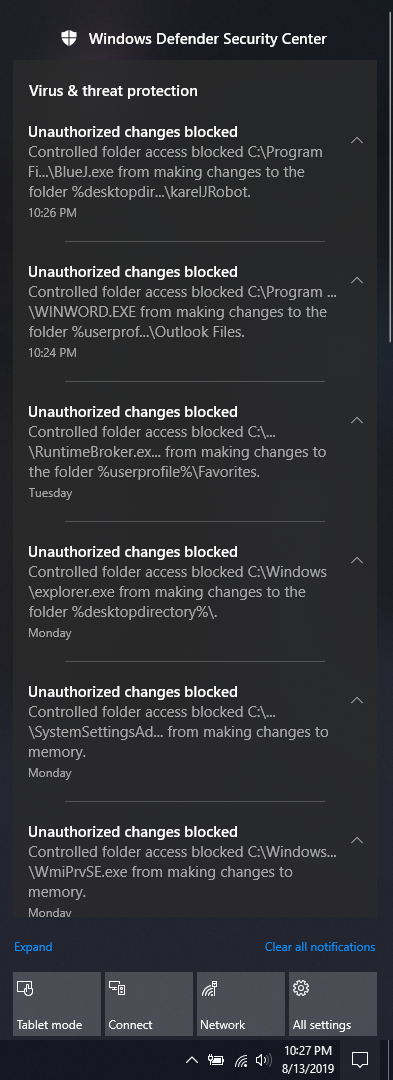 Windows Defender blocking access to apps, not abiding to Admin Privileges, disabling... e012934e-cb1d-4bff-b4f3-2a949557ae96?upload=true.png