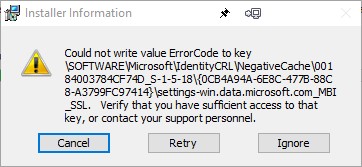 Help with correcting registry errors IdentityCRL\NegativeCache & ThrottleCache while... e01b6f81-2501-4340-9f73-5782ec2e0122?upload=true.jpg