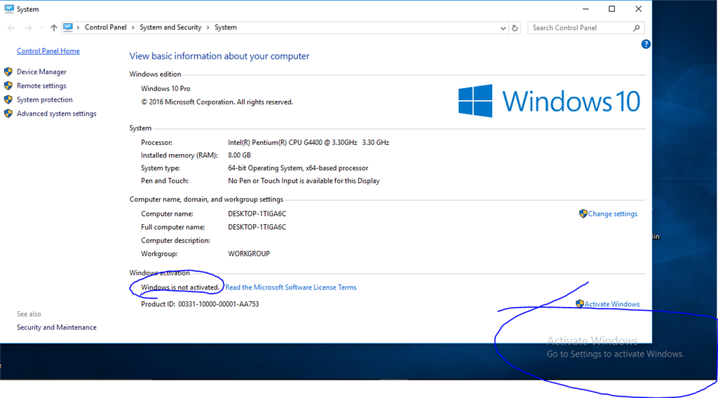I bought a pc about 3 months ago and after downloading the windows 11 update the activation... e09cf111-58c3-4e28-9eda-a9b147bf0d2d.png
