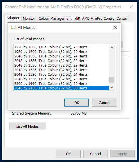 Windows 10 defaults to 8-bit color depth automatically. e0c64ea3-4216-4d26-aa1d-18ef94e2dfb8?upload=true.png
