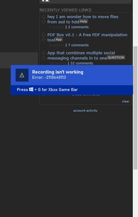 Xbox Game Bar randomly keeps trying to screen-record on its own! How to stop this? e0f64233-e141-4e99-99f9-92136a1a3f85?upload=true.jpg
