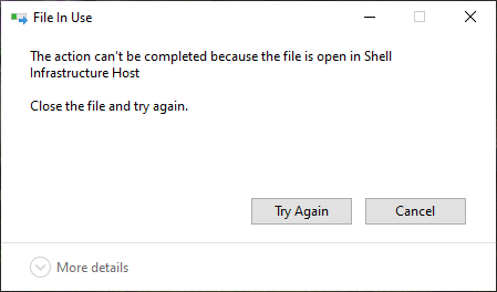 The action can't be completed because the file is open in Shell Infrastructure Host after... e1624436-27cb-4cb8-bd27-132732e14fa6?upload=true.png