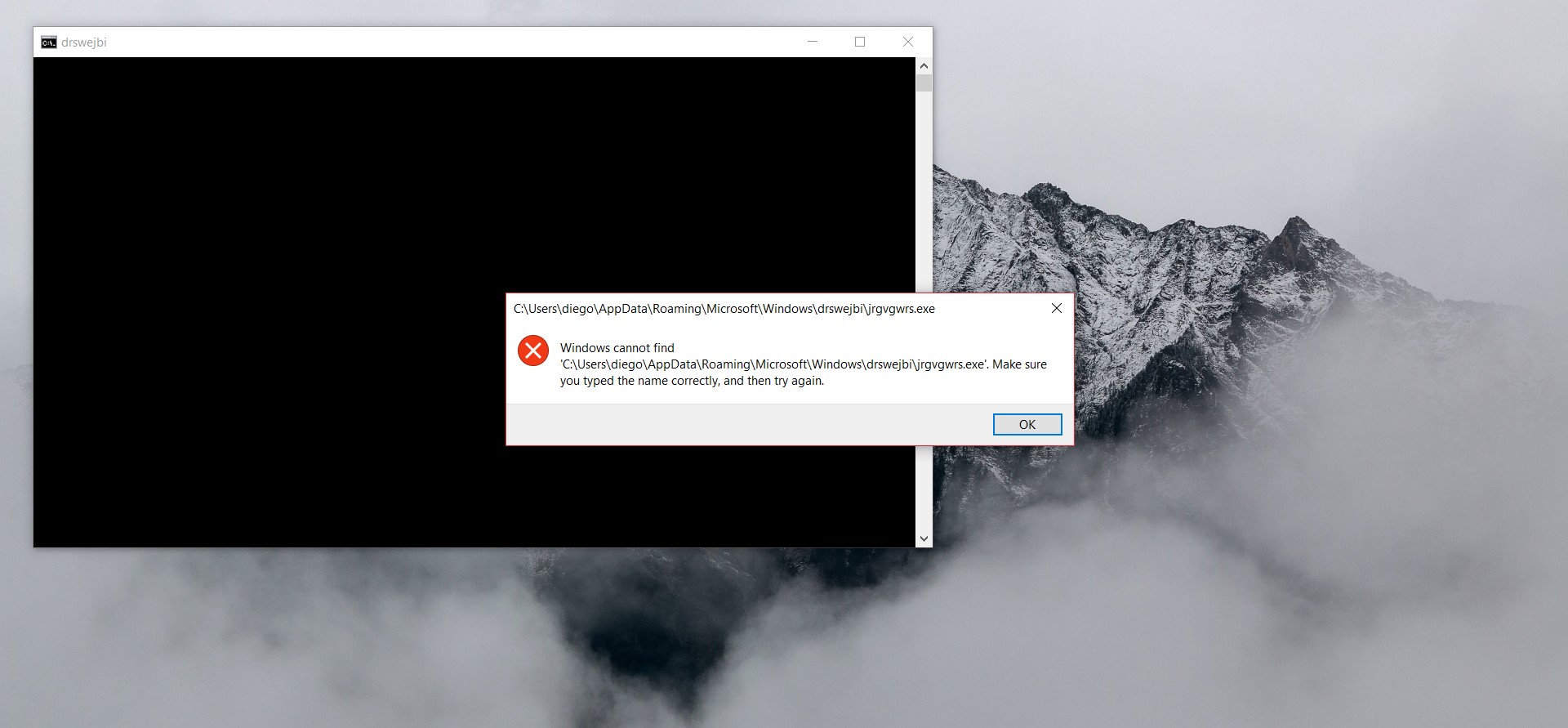 Whenever I start Windows a Windows Command Processor window gets opened e1bf14c6-ce90-4d9f-83e6-475674d1887f?upload=true.jpg