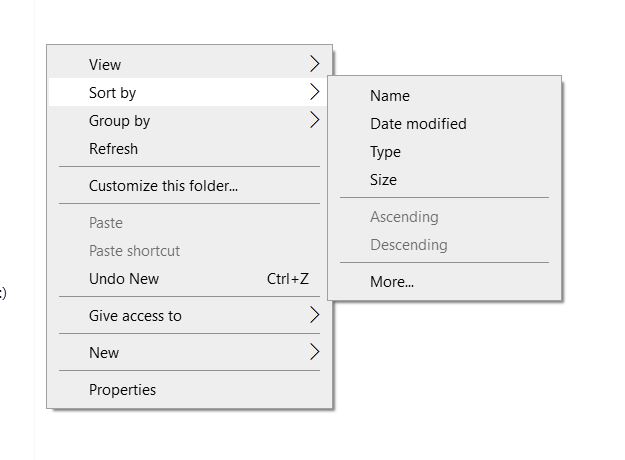 "Ascending/Descending" option in sort by grayed out e2053810-795e-4a26-a5af-936ce628bc93?upload=true.jpg