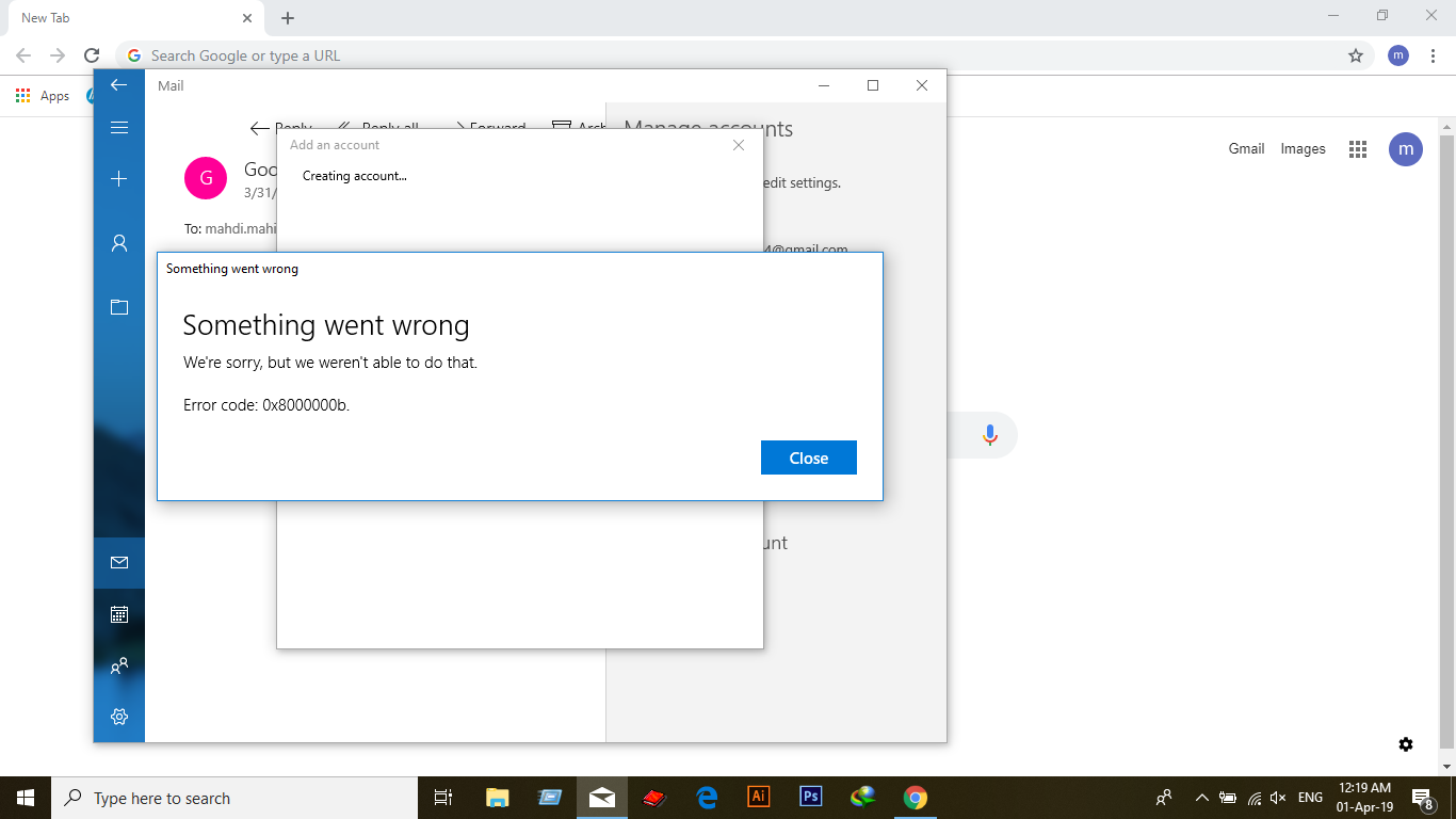 I cann't sign in through mail app.It displays the message "Something went wrong" e2128bc4-e48b-40d6-927d-e23ce6ac146e?upload=true.png