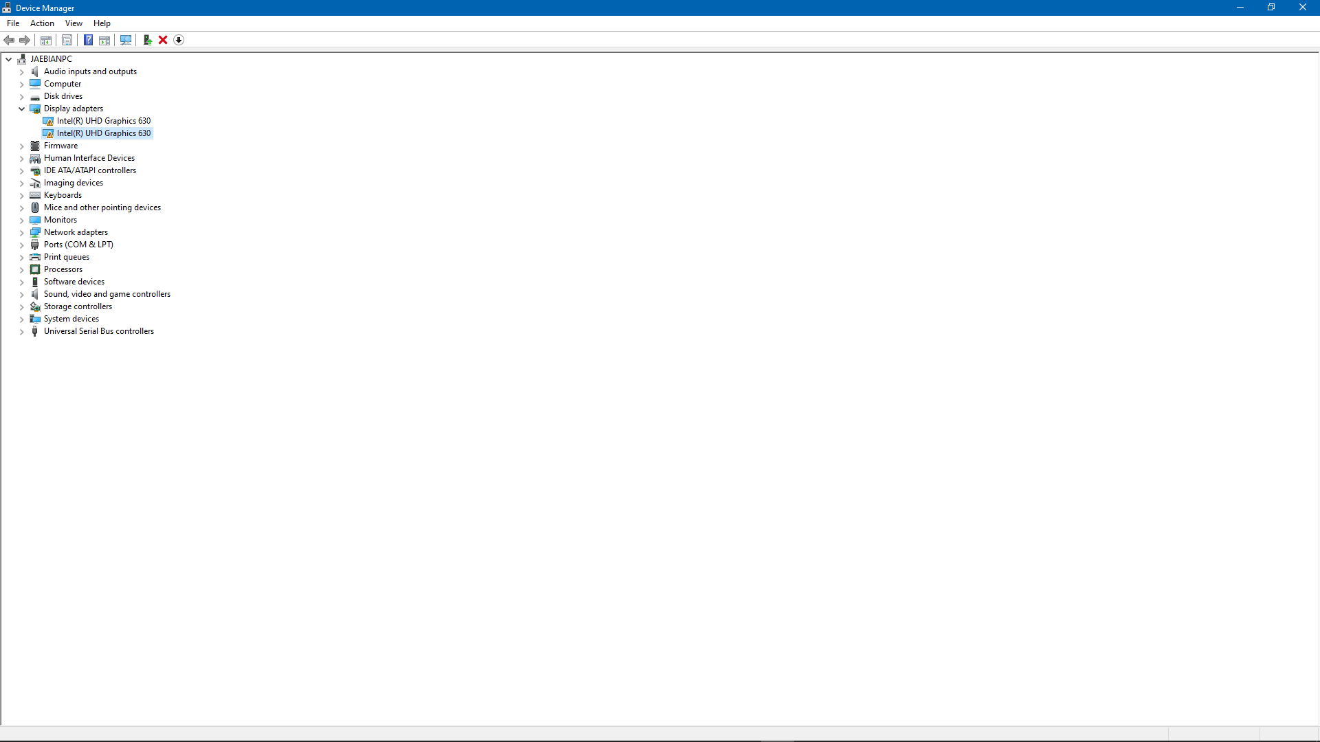 IntelR UHD Graphics 630 Error code: 52 e26d0ac3-9698-4a0e-8093-6f4c8ff99fad?upload=true.png